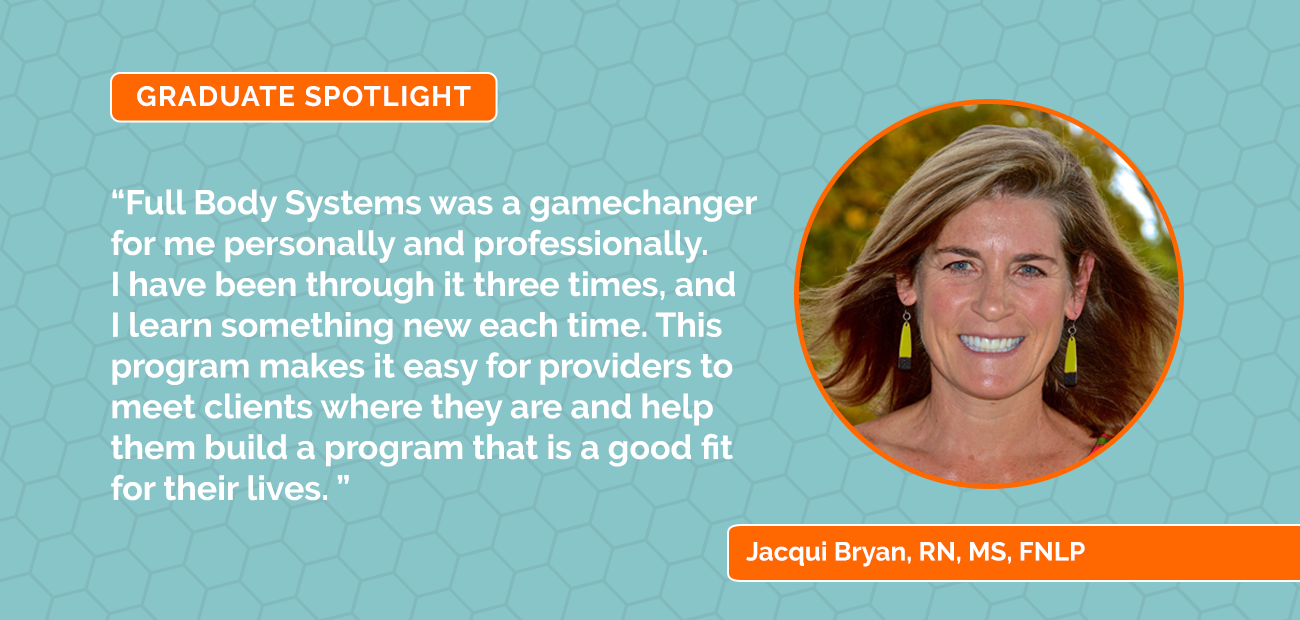 Full Body Systems Graduate Jacqui Bryan